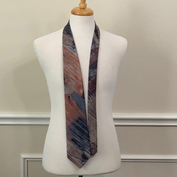 Alberto Serra TIE- brown/dark grey multi - Picture 3 of 10